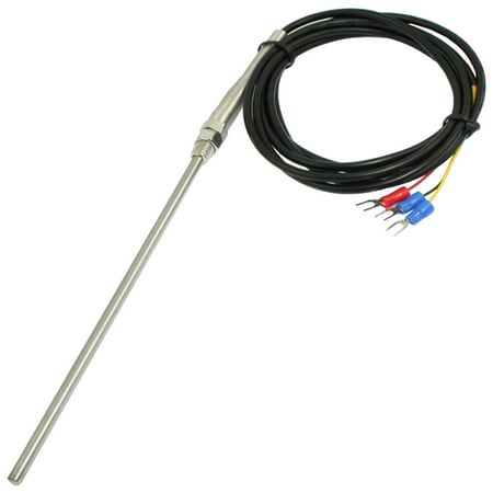 PT100 Type 15cm Probe Thermocouple Temperature Sensor Cable 3