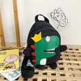 thumbnail image 1 of Mochila de lona con bordado de dinosaurio para niños y estudiantes, mochila personalizada de dibujos animados para ir a la escuela, novedad de 2022 QYM unisex, 1 of 2