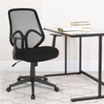 thumbnail image 2 of Scranton & Co Modern High Back Mesh Swivel Office Chair in Black, 2 of 8