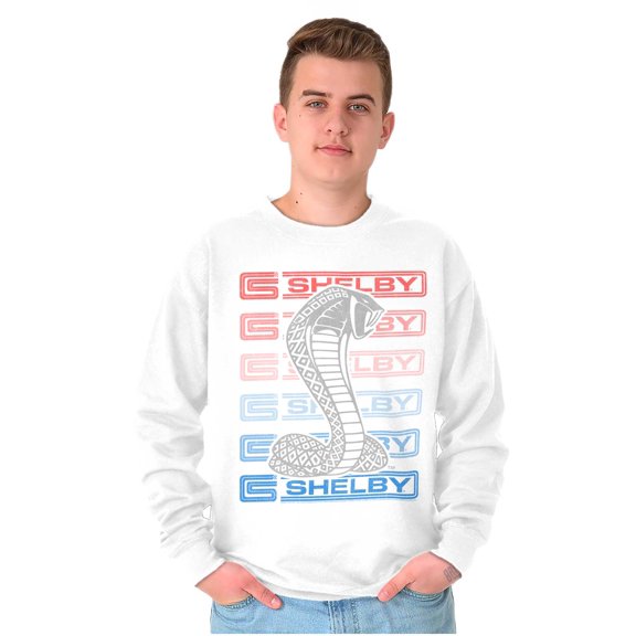 Shelby Motors Racing Cobra Logo Sweatshirt for Men or Women Brisco Brands S