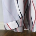 thumbnail image 4 of No. 918 Intersect Wave Print Casual Textured Curtain Panel, 48"x63", Nickel, 4 of 6