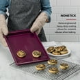 thumbnail image 4 of KitchenAid Aluminized Steel Nonstick 10x15-inch Baking Pan and Cookie Sheet Slider, Beetroot Purple, 4 of 8