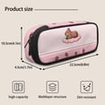 thumbnail image 7 of Yspwyqan Backpack Set for Teens, Strawberry Cloud Capybara Girls Backpack and Lunch Box Set with Pencil Case, 17 Inch Double Zip Casual Bookbag for High School Hiking, 7 of 7