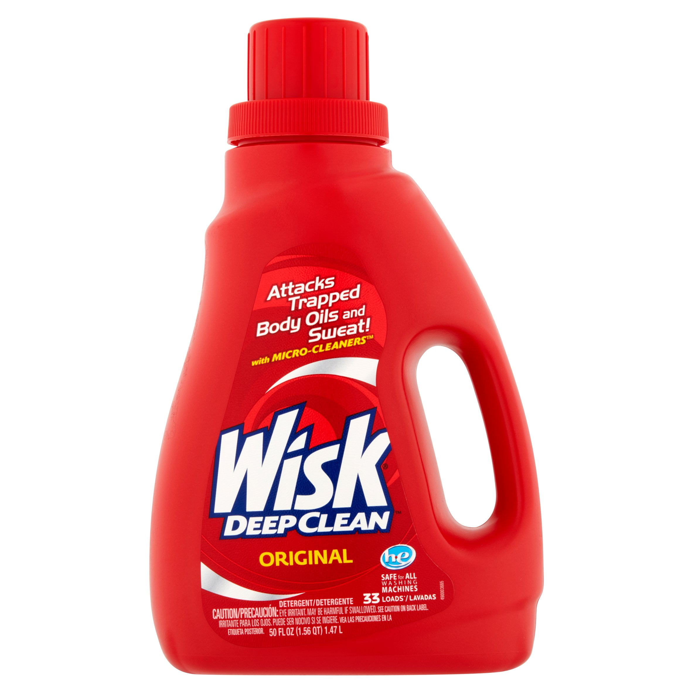 Wisk Deep Clean Original Detergent, 33 loads, 50 fl oz