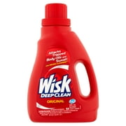 Angle View: Wisk Deep Clean Original Detergent, 33 loads, 50 fl oz