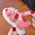 thumbnail image 5 of Viluyesy Girls Jelly Sandals Flower Closed Toe Soft Sole Summer Beach Princess Shoes for Kids Hot Pink Size 8.5 Toddler, 5 of 6