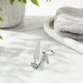 thumbnail image 4 of (6 pack) Equate Stainless Steel Curved Fingernail Clipper with File and Chain, 1 Count, 4 of 9
