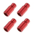 thumbnail image 2 of 4 paquetes de tapa del vástago de la válvula del neumático, cubierta Universal del vástago de la válvula, con , resistencia a la corrosión Presta rojo DYNWAVEMX Tapa de válvula Presta, 2 of 7