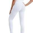 thumbnail image 6 of HXWCHs Chlorine Resistant Women's High Waist Workout Leggings for Yoga Running and Fitness Training XL White, 6 of 6