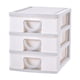 thumbnail image 1 of Caja de almacenamiento de escritorio de 3 niveles, organizador de artículos diversos, multifunción, ahorra espacio en el escritorio. Gris, 1 of 9