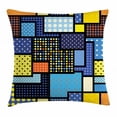 thumbnail image 1 of Farmhouse Decor Throw Pillow Cushion Cover, Oriental Moroccan Motifs in Ethnic Retro Colors Eastern Arabesque Boho Decor, Decorative Square Accent Pillow Case, 24 X 24 Inches, Multi, by Ambesonne, 1 of 2