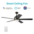 thumbnail image 1 of 52" Indoor Ceiling Fan with LED Light Kit and Smart Wall Control, 1 of 7