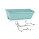 thumbnail image 4 of Maceta para Balcón perfecl con Bandeja Desmontable Colgante para Patio Interior Soporte para Plantas 43x19x15cm, 4 of 8
