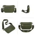 thumbnail image 2 of Montana West Crossbody Bag for Women with Dual Zipper Pockets, Green, 2 of 7
