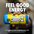 thumbnail image 2 of Ghost Zero Sugar Sour Patch Kids Blue Raspberry Energy Drink, 200mg Natural Caffeine, 16 fl oz, Can, 2 of 11