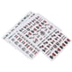 thumbnail image 3 of 2024 6 Sheet Set Mexican Flag Nail Art Stickers Salon Self Adhesive Nail Decals Decoration, 3 of 5