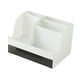 thumbnail image 2 of Organizador de escritorio para cosméticos, multiusos, con cajón Blanco, 2 of 3