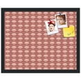 thumbnail image 2 of PinPix 21x17 Custom Cork Bulletin Board Pink Sea Shells Poster Board Has a Fabric Style Canvas Finish, Framed in Pink Sea Shells, by ArtToFrames (PinPix-553), 2 of 6