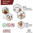 thumbnail image 5 of The Army Painter Color Primer Spray Paint, Ash Grey, 400ml, 13.5oz - Acrylic Spray Undercoat for Miniature Painting - Spray Primer for Plastic Miniatures, 5 of 7