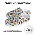 thumbnail image 6 of Kdxio Colorful Numbers Women's Men's Slippers Plush Slip-On House Slipper for Winter Indoor Soft Cushion Non-slip Fluffy Slides Slippers-11, 6 of 7