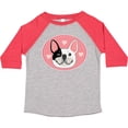 thumbnail image 3 of Inktastic French Bulldog Dog Girls Toddler T-Shirt, 3 of 5