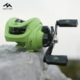 thumbnail image 5 of HAUT TON TT200 Green Baitcasting Fishing Reel Aluminum alloy Spool 7.2:1 High Speed Gear Ratio 4+1 Bearings 8KG/13.64Lb Max Drag, 5 of 8