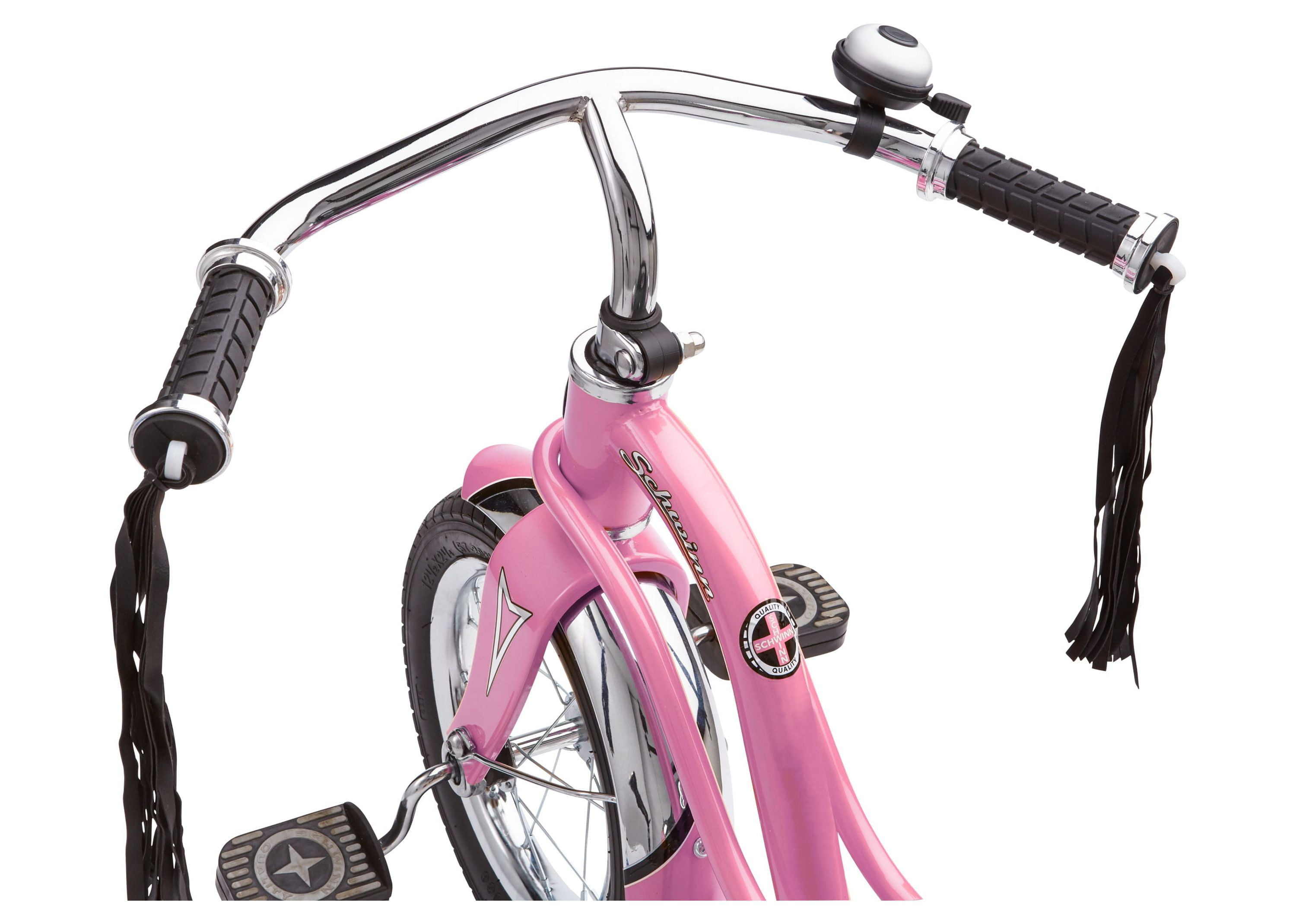 Schwinn Roadster Kids Bike Retro Style Toddler Cruiser Tricycle 12 Inch Wheel Age 2 4 Hot Pink Walmart