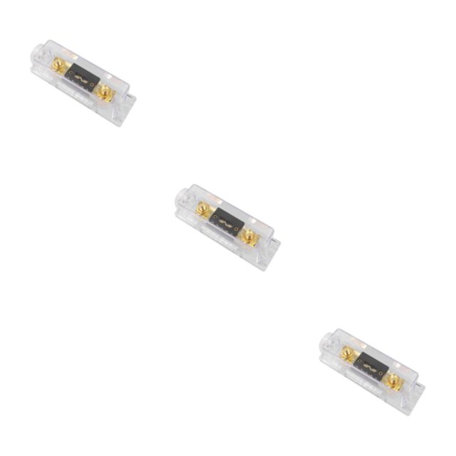 Scienceny Portafusibles automotriz Safety First con controlador de protección Portafusibles Anl Portafusibles para automóvil transparente 100A Type1 NO1