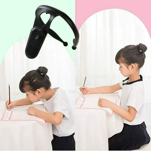 Meitianfacai Smart Corrector For Hunchback Smart Reminder Correcte Gesture Smart Back Support Back Posture Monitoring Enhancing The Hunchback Gesture Corrector, Black