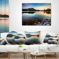 thumbnail image 3 of Designart Lake Allatoona at Red Top Mountain - Seashore Throw Pillow - 18x18, 3 of 4