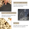 thumbnail image 2 of Coffee Mat Rubber Dish Drying Mat For Kitchen Counter Farmhouse Style Art Kitchen Mat St. Patrick''s Day Coffee Bar Accessories Decorative Macaron Coffee Dessert Drying Pad 16"X 18", 2 of 6
