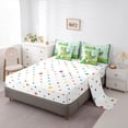 thumbnail image 5 of jejeloiu Cute Cartoon Dinosaur 7-Piece Twin Bedding Sets,Wild Animal Bedding Comforter Set,Green Dino Sheet Sets For Boys Kids,Breathable Home Decor Reversible, 5 of 8