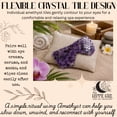 thumbnail image 5 of Boho Aromatic This Hippie Girl Amethyst Eye Mask – Natural Crystal Facial Mask for Puffiness, Dark Circles & Tension Relief. Cooling Spa Stone for Relaxation, Skincare & Beauty Routine, 5 of 7