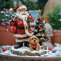 Christmas Yard Signs, Metal Gnome Santa Claus Reindeer Angel Stakes, Xmas Decorative Garden Stakes for Holiday Yard Lawn Outdoor Decoration