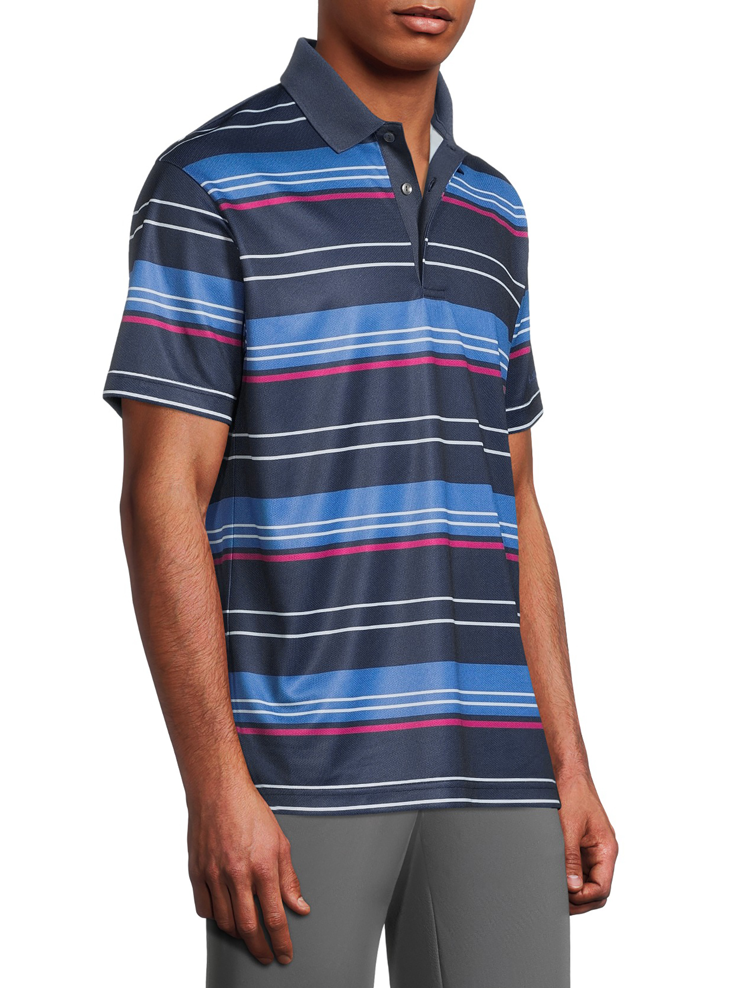 Ben Hogan Men's Performance Short Sleeve Printed Golf Polo Shirt