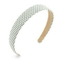 thumbnail image 1 of Diadema a cuadros para mujeres y niñas, aros antideslizantes para el cabello, 1 of 5