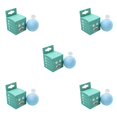 thumbnail image 3 of Greeniant Pelota interactiva para mascotas, juego de entrenamiento, juguete chirriante, juguete de persecución de bolas EVA, suministros para mascotas, Material EVA azul (sonido de rana) 5piezas Greeniant CBP155382, 3 of 6