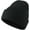 Black, variant on Mens Winter Hats Thick Knit Cuff Beanie Cap Warm Stocking Beanie Hat