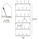 thumbnail image 5 of Sorbus Soporte para Tazas de Pared Pequeño Rústico con 21 Ganchos, Expositor y Organizador de Tazas de Metal de 6 Niveles para Hogar, Cocina, Bar, Estación de Café y Comedor., 5 of 7
