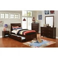 thumbnail image 3 of Furniture of America Gamora Wood Dresser with Mirror in Brown Cherry, 3 of 3
