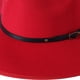 thumbnail image 3 of Sonducket Sombrero Fedora de ala ancha de lana para mujer, unisex, con ajuste ajustable, sombrero de moda para mujer, duradero a la moda Sombreros Beige, 3 of 6