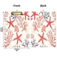 thumbnail image 5 of FORMRS Acrylic Clipboard with Low Profile Clip Standard A4 Letter Size, 12.5" x 9", Starfish Seashell, 5 of 8