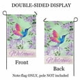 thumbnail image 2 of Birds and Spring Garden Flag 12 x 18 Floral，Seasonal Welcome Outdoor Banner for House Porch, Patio, Lawn, 2 of 5