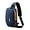 Blue Gold, variant on Auricz Bag, Carbon Fiber Streamline Sling Bag, USB Charging Sport Slings, Waterproof Shoulder Backpack (Black)
