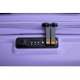 thumbnail image 5 of 18.5 Inch Airline Approved Carry On Luggage, Hard Shell Suitcases with TSA Lock & Spinner Wheels, Light Purple, 5 of 6