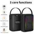 thumbnail image 6 of Bluetooth Speakers,Wireless TWS Portable Speaker with Lights,Loud Subwoofer Stereo Sound,Bassup Technology,1200mAh Long Playtime for Outdoor Party, 6 of 7