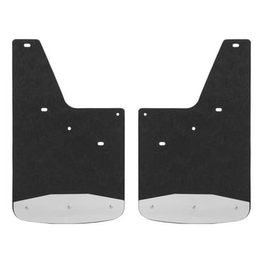 LUVERNE 250740 Front or Rear 12-Inch x 20-Inch Textured Rubber Mud Guards, Select Chevrolet Silverado, GMC Sierra 1500, 2500, 3500 HD, 2 Flaps