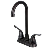 Kingston Brass KB2495YL Yosemite Two-Handle 2-Hole Deck Mount Bar Faucet in Oil Rubbed Bronze