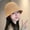 Khaki, variant on Summer Straw Hat Women's Light Sunshine Full Sunny Glog Simple And Permanent Barrel Hat Maozai Senior Fisherman Hat