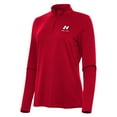 thumbnail image 2 of Women's-Antigua  Red Jeff Gordon Reprocess Quarter-Zip Pullover Top, 2 of 3